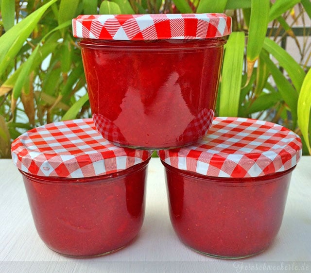 Klassische Erdbeer Marmelade Rezept