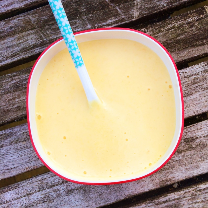 Gut bei Hitze: Frozen Joghurt mit Pfirsich - feinschmeckerle foodblog ...