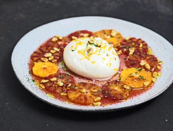Burratta Orangen Carpaccio