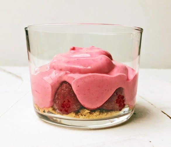 Himbeer Quark Dessert