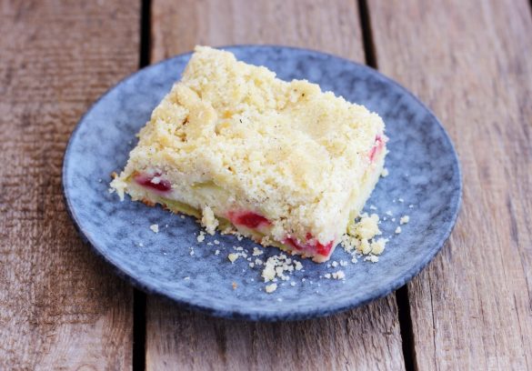 Rhabarberkuchen Streusel
