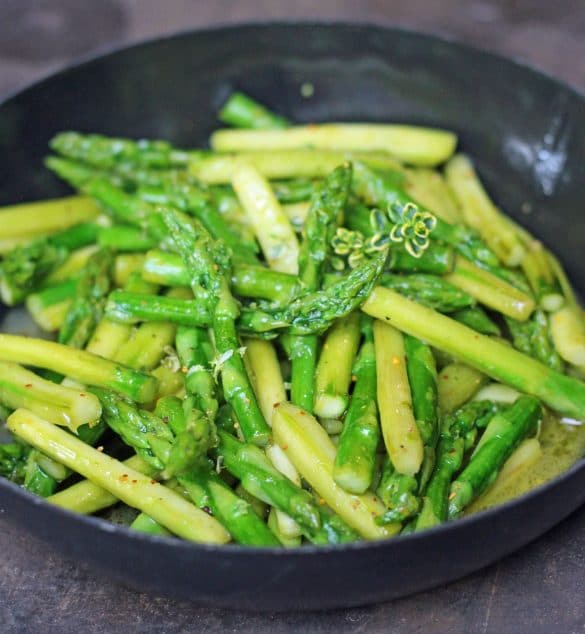 Grüner Spargelsalat