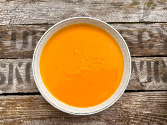 Kuerbissuppe aus dem Ofen